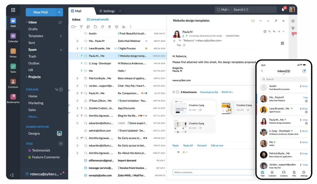 secure email hosting desk 1024x594 1