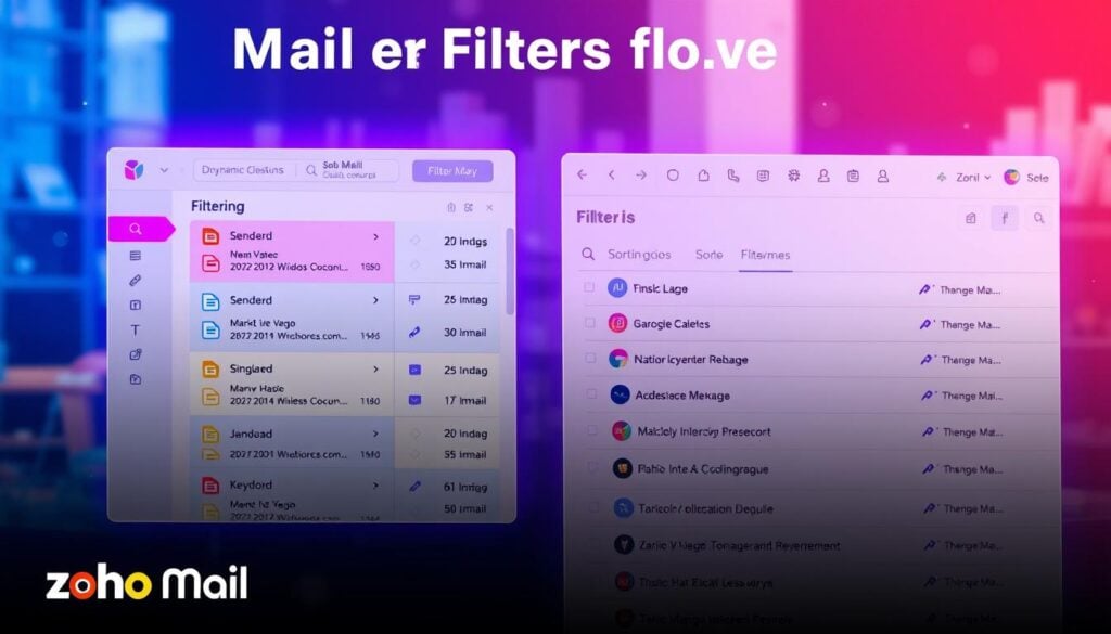 Zoho Mail advanced filters Zoho Mail advanced filters