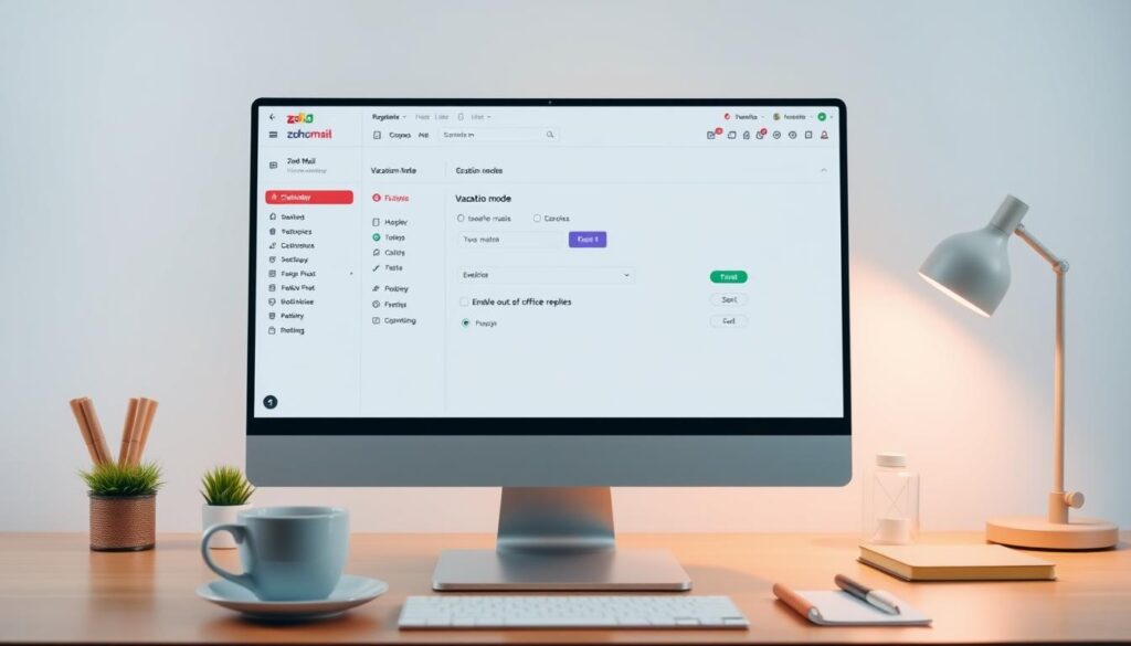 Zoho Mail vacation mode settings Zoho Mail vacation mode settings