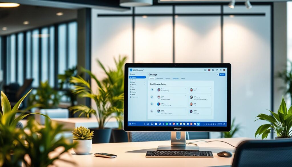 email groups setup