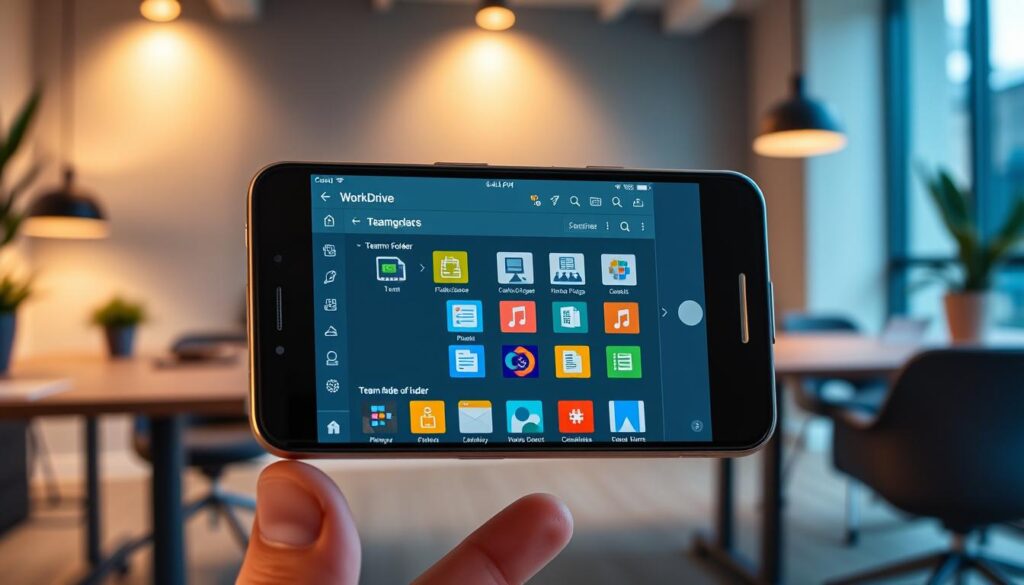 Zoho WorkDrive mobile app